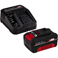 Los mejores  - Einhell 4512042 - Kit con Cargador y batería de repuesto de 18 V- 4 Ah- 0 W- 21 V- 4.0- Tiempo de Carga: 60 Minutos…